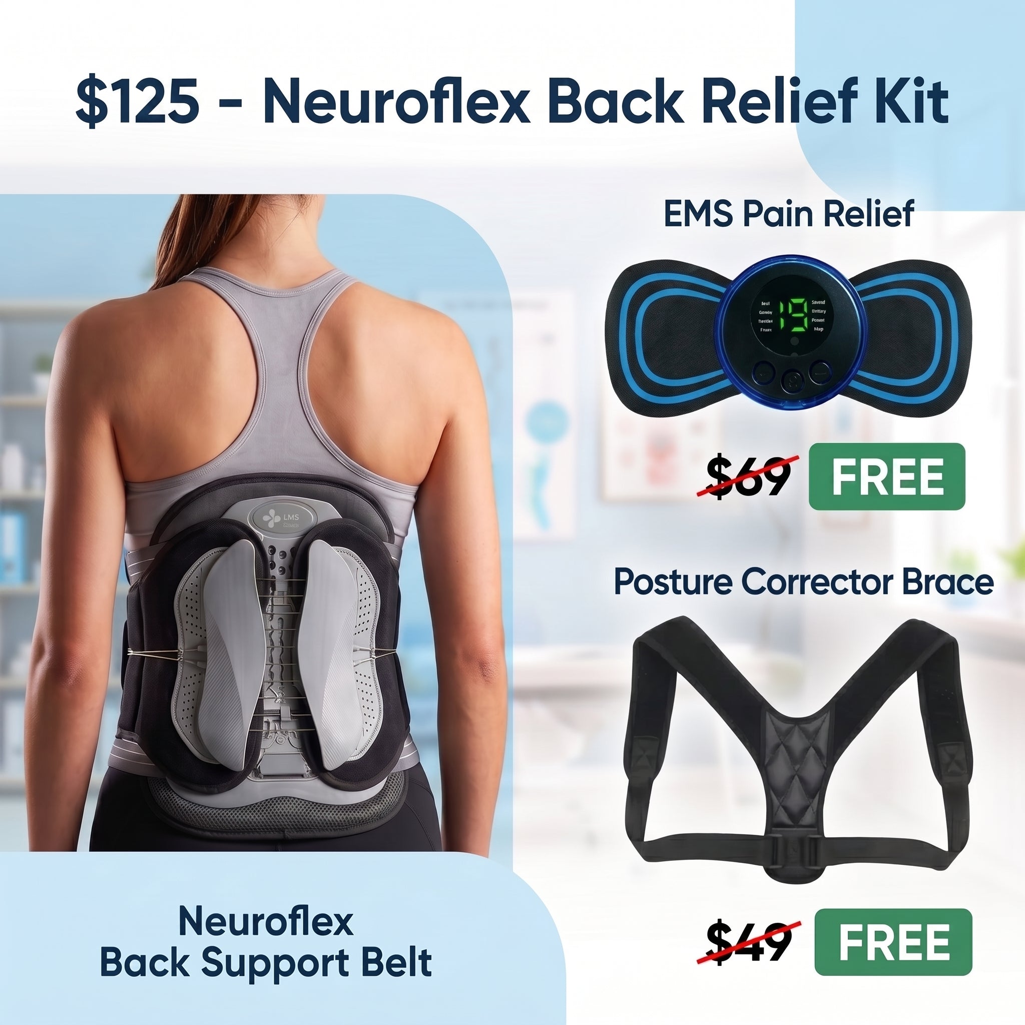 Neuroflex Relief Back Support Belt