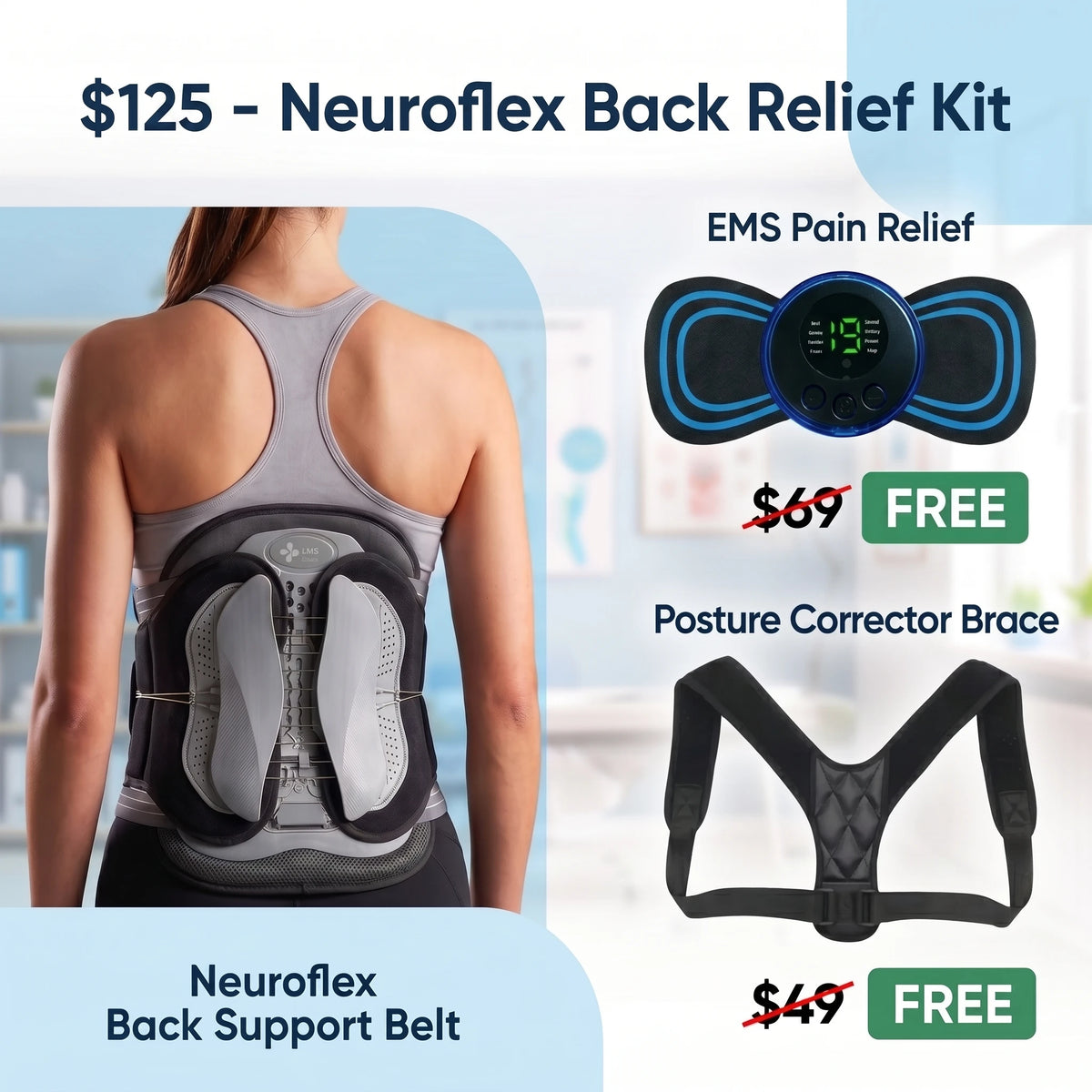 Neuroflex Relief Back Support Belt